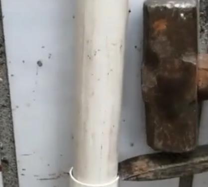 pvc管中間斷了拼接視頻分享，這個(gè)思路還是比較實(shí)用的！